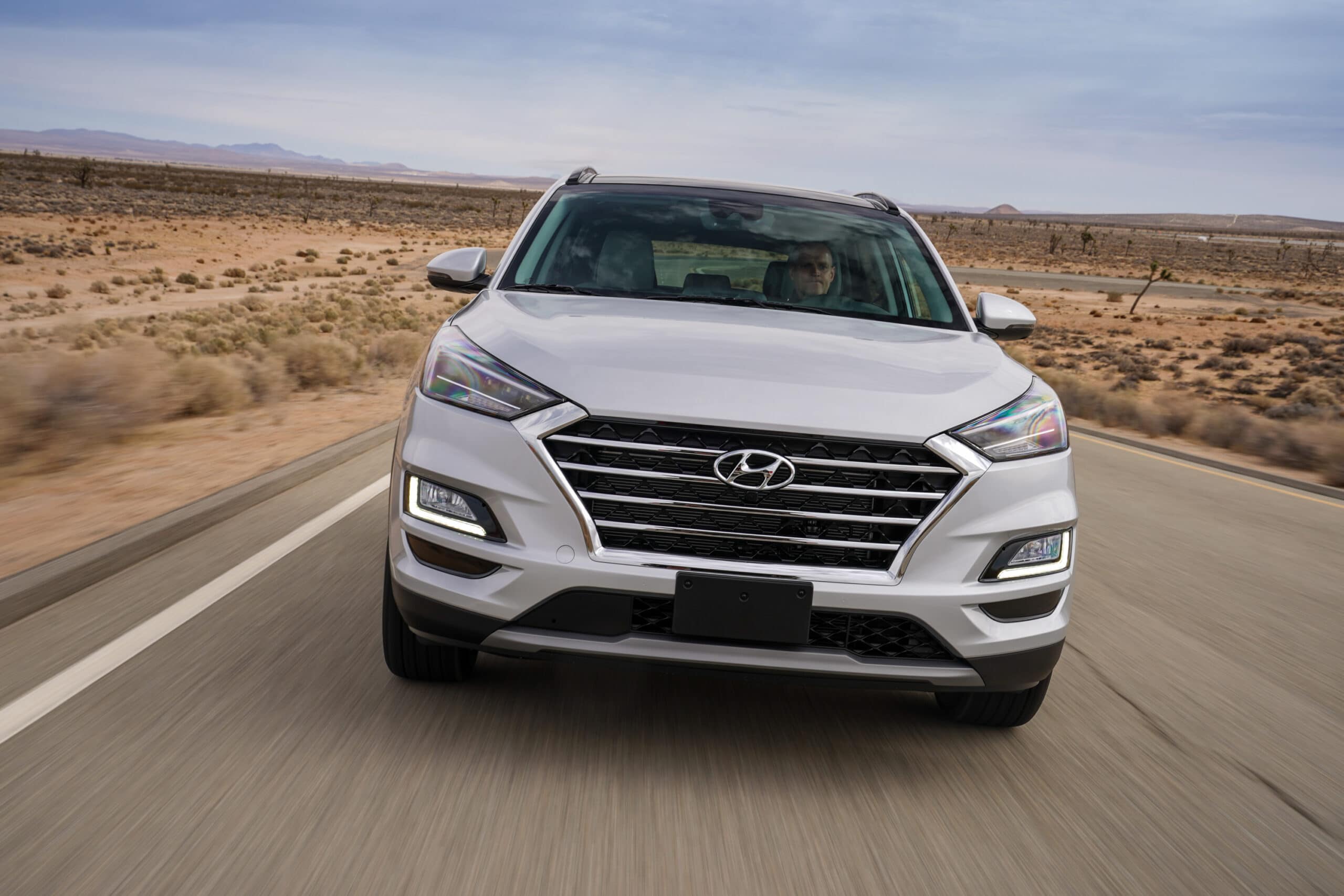 Devant du Hyundai Tucson 2020 argent