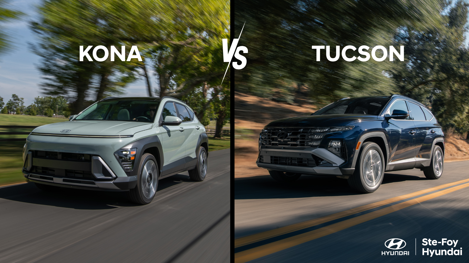 Hyundai KONA vs TUCSON