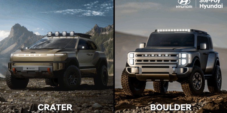 Les concepts Hyundai CRATER et Hyundai BOULDER
