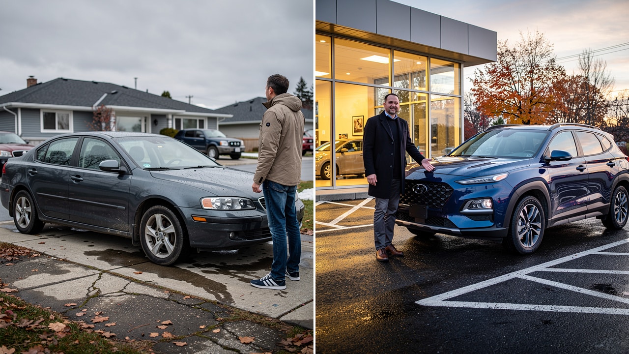 Comparaison achat voiture particulier versus concession automobile