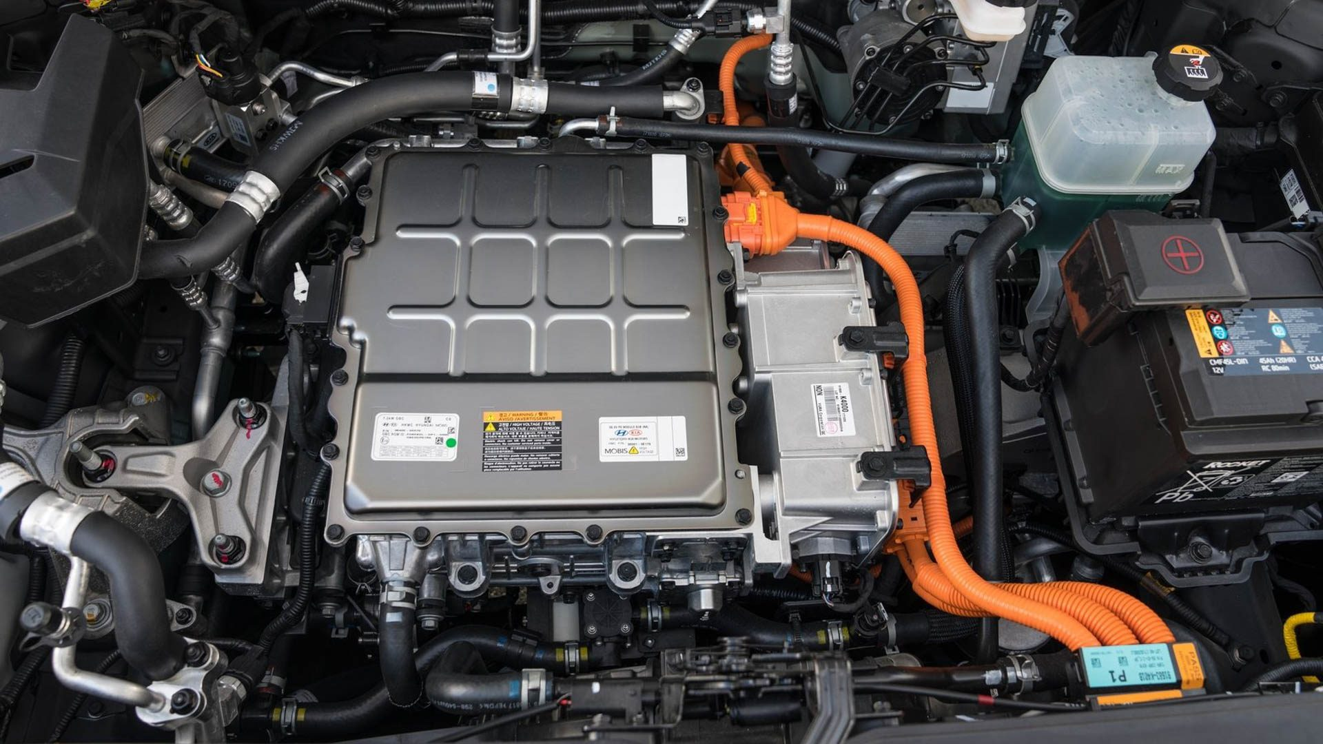 Compartiment moteur du Hyundai KONA